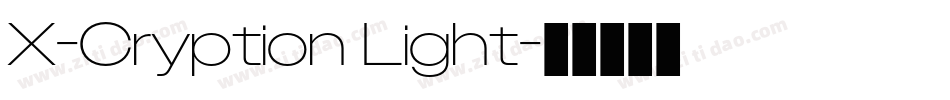 X-Cryption Light字体转换